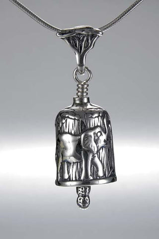 Elephant Bell for Necklace or Bracelet